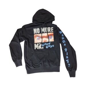 Chucky‎ Childs Play No More Mr Good Guys Black Graphic Hoodie Mens Small S